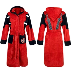 Deadpool Cartoon Cosplay Bathrobe Anime Pajamas