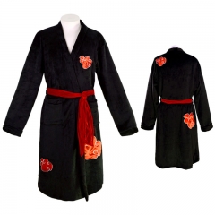 Naruto Uchiha Itachi Cartoon Cosplay Bathrobe Anime Pajamas