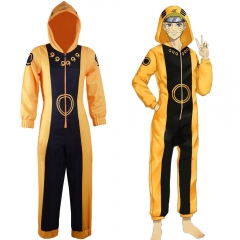 Uzumaki Naruto Cartoon Cosplay Coverall Anime Costume