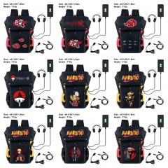 11 Styles Naruto Anime Cosplay Cartoon Canvas Colorful Backpack Bag