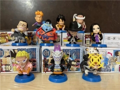 4.5cm Cute Version Plex One Piece Japanese Anime Figure Mini Size Doll Toy (10pcs/Set)