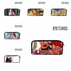 14 Styles Naruto 3D Digital Print Anime Pencil Bag