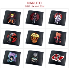 8 Styles Naruto Cosplay Decoration Cartoon Character Anime PU Wallet Purse