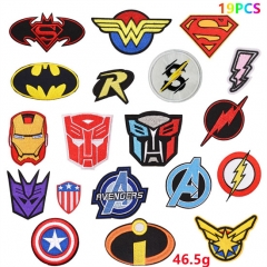 23 Styles Marvel Iron Man Decorative Cute Pattern Anime Cloth Patch