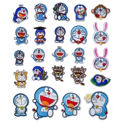 26 Styles Doraemon Decorative Cute Pattern Anime Cloth Patch
