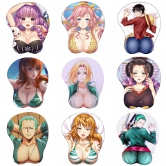 11 Styles One Piece 3D Breast Sexy Mouse Pad Silicone Wrist