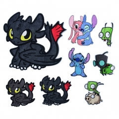 9 Styles Lilo & Stitch Decorative Cute Pattern Anime Cloth Patch