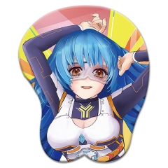 EVA/Neon Genesis Evangelion 3D Breast Sexy Mouse Pad Silicone Wrist