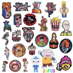 27 Styles One Punch Man Decorative Cute Pattern Anime Cloth Patch