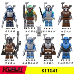 8 Styles 4.5CM Star Wars ABS Cartoon Model Anime Miniature Building Blocks (Opp Bag)