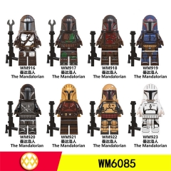 WM6085曼达洛人系列人仔袋装儿童拼装积木玩具外贸