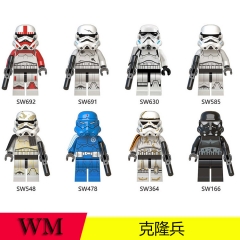 WM6037星战人仔暴风白兵外贸混批拼装儿童积木玩具