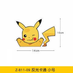 二次元皮卡丘JDM汽车贴纸反光后窗油箱盖电动车电脑贴纸