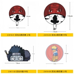 新品反光火影忍者卡通鸣人车贴卡通动漫侧门装饰划痕遮挡汽车贴纸