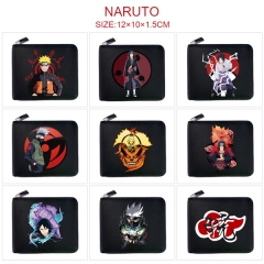 9 Styles Naruto Cosplay Decoration Cartoon Character Anime PU Wallet Purse