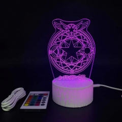 魔卡少女樱 魔法阵 小夜灯