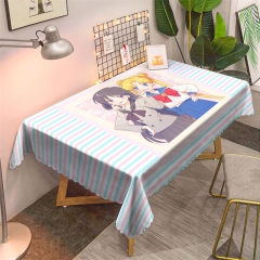 20 Styles Pretty Soldier Sailor Moon/ Unicorn/Crayon Shin-chan Polyester Printed Waterproof 3D Anime Tablecloth Cover 130*180cm