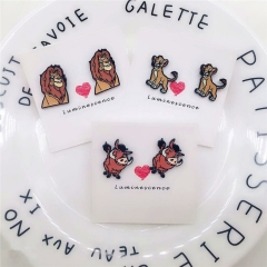 3 Styles The Lion King Cartoon Character Cute Decorative Anime Alloy Resin Earring