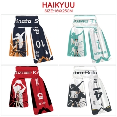 5 Styles Haikyuu Cartoon Character Cosplay Anime Plush Scarf (25*160CM)