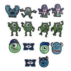 7 Styles Monsters University Cartoon Character Cute Decorative Anime Alloy Resin Earring