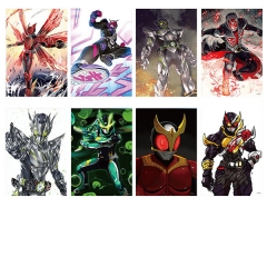 Kamen Rider Ex-Aid Printing Anime Paper Posters (8pcs/set)