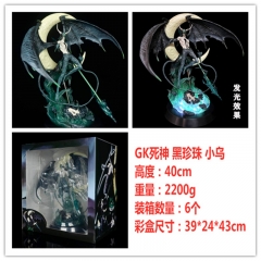 40CM GK Bleach Ulquiorra Cifer Cartoon Anime PVC Figure Toy With Light
