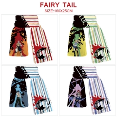 5 Styles Fairy Tail Cartoon Character Cosplay Anime Plush Scarf (25*160CM)