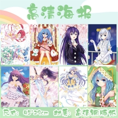 Date a Live Printing Anime Paper Posters (8pcs/set)