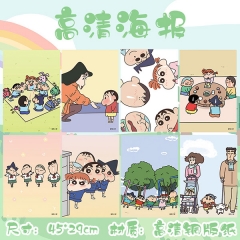 Crayon Shin-chan Printing Anime Paper Posters (8pcs/set)