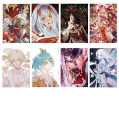 Onmyoji/The Yin Yang Master Printing Anime Paper Posters (8pcs/set)