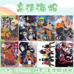 Naruto Printing Anime Paper Posters (8pcs/set)