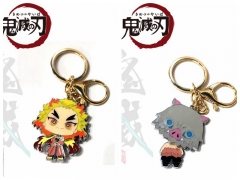 鬼灭之刃-炎柱/伊之助仿法琅可活动吊坠钥匙扣