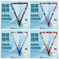 15 Styles Genshin Impact Cartoon Long Lanyard Anime Phone Strap