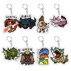 18 Styles Monster Hunter Anime Acrylic Keychain
