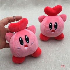 星之卡比卡通毛绒玩具公仔kirby包包钥匙扣挂件(10pcs/set)