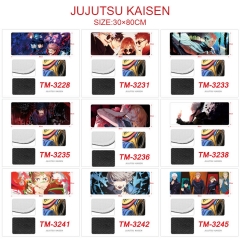 18 Styles Jujutsu Kaisen Anime Mouse Pad 30*80cm