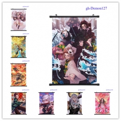31 Styles Demon Slayer: Kimetsu no Yaiba Cartoon Wallscrolls Waterproof Anime Wall Scroll 60*90CM