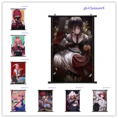 15 Styles Chainsaw Man Cartoon Wallscrolls Waterproof Anime Wall Scroll 60*90CM