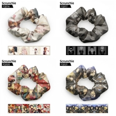 6 Styles Attack on Titan/Shingeki No Kyojin Anime Scrunchie