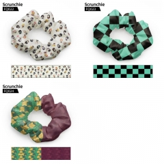 3 Styles Demon Slayer: Kimetsu no Yaiba Anime scrunchie