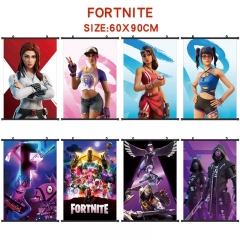 10 Styles Fortnite Cartoon Wallscrolls Waterproof Anime Wall Scroll (60*90 CM)