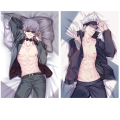 Jujutsu Kaisen Gojo Pattern Cartoon Character Bolster Body Anime Pillow (40*70cm)