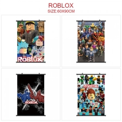 6 Styles Roblox Cartoon Wallscrolls Waterproof Anime Wall Scroll (60*90 CM)