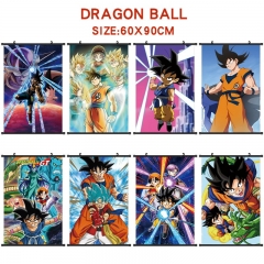 8 Styles Dragon Ball Z Cartoon Wallscrolls Waterproof Anime Wall Scroll (60*90 CM)