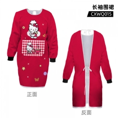 Hello Kitty Long Sleeves Anime Apron