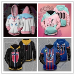 8 Styles Pokemon Cosplay Anime Hooded Hoodies