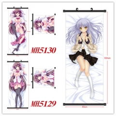 3 Styles Angel Beats Cartoon Wallscrolls Waterproof Anime Wall Scroll (40*102CM)