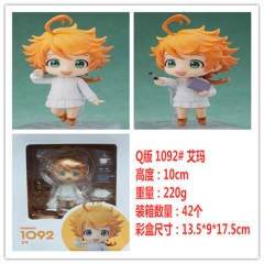 Q版粘土 约定的梦幻岛 1092# 艾玛 可动换脸公仔，一件42个，高约10cm