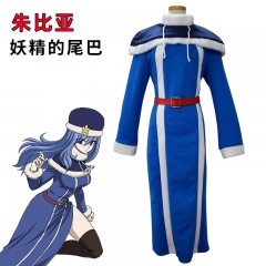 Fairy Tail Juvia Lockser Cartoon Character Cosplay Anime Kimono Costume Set