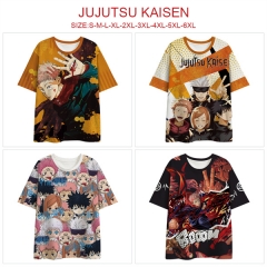 4 Styles Jujutsu Kaisen Cosplay 3D Digital Print Anime T-shirt
